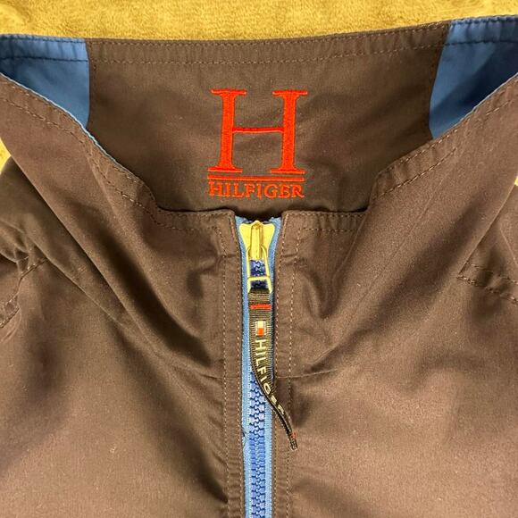 Vintage 2000’s Tommy Hilfiger Navy Mesh Lined Full-zip Windbreaker Jacket Size L - Picture 6 of 8